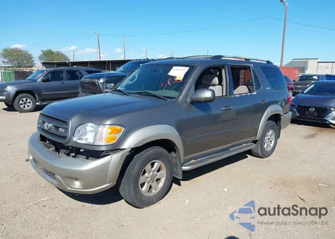 2004 Toyota Sequoia Sr5 V8 из США, поврежденный, VIN 5TDZT34AX4S234541